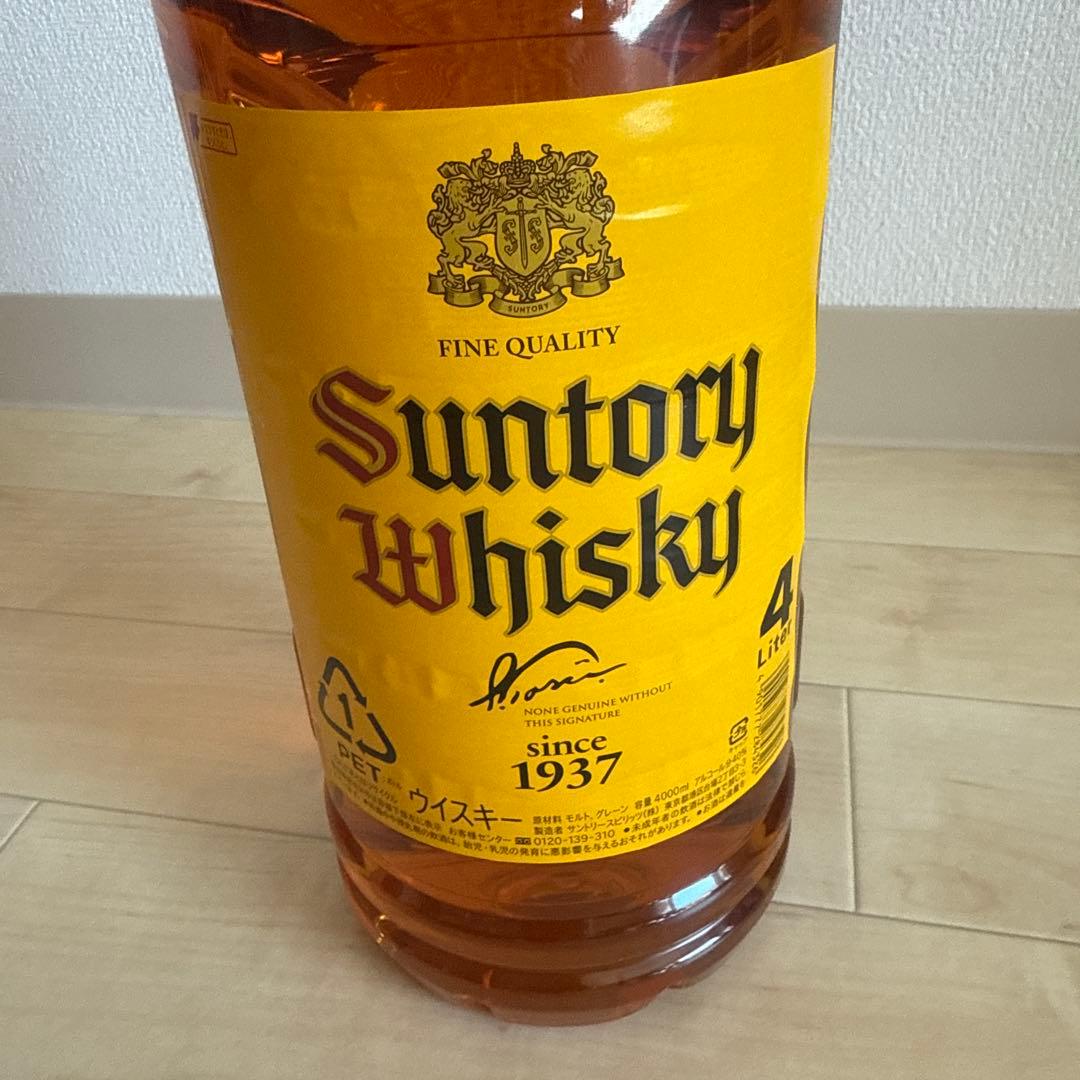 サントリー　角　ウイスキー 4L