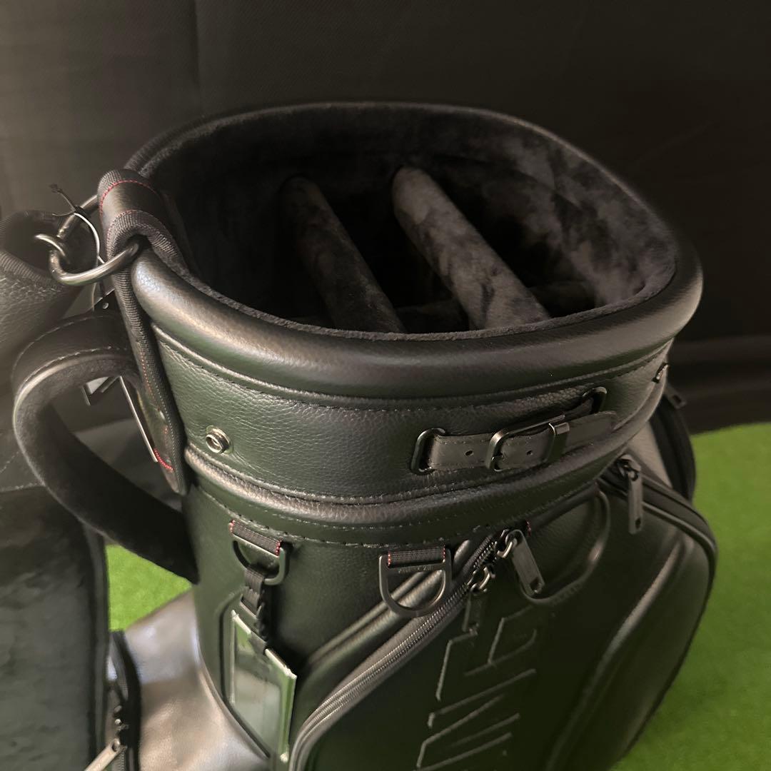 BRIEFING GOLF 限定完売品　シュリンクレザーキャディーバッグ　本革