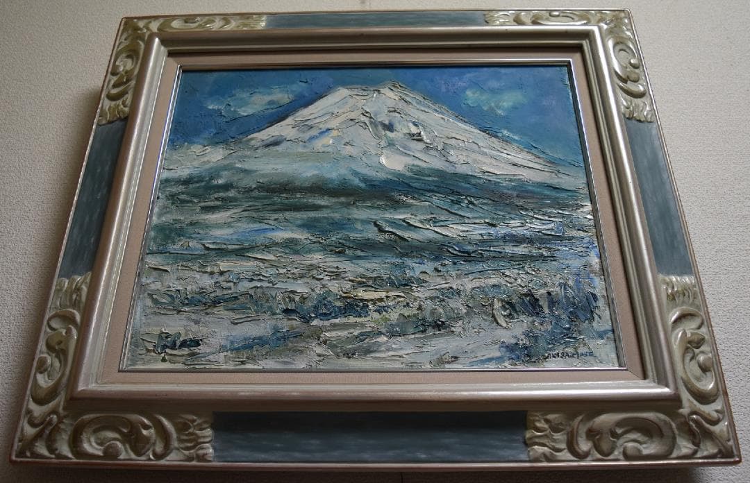 ★特選作品　絵画・洋画・真作　　富士(冬)　作品