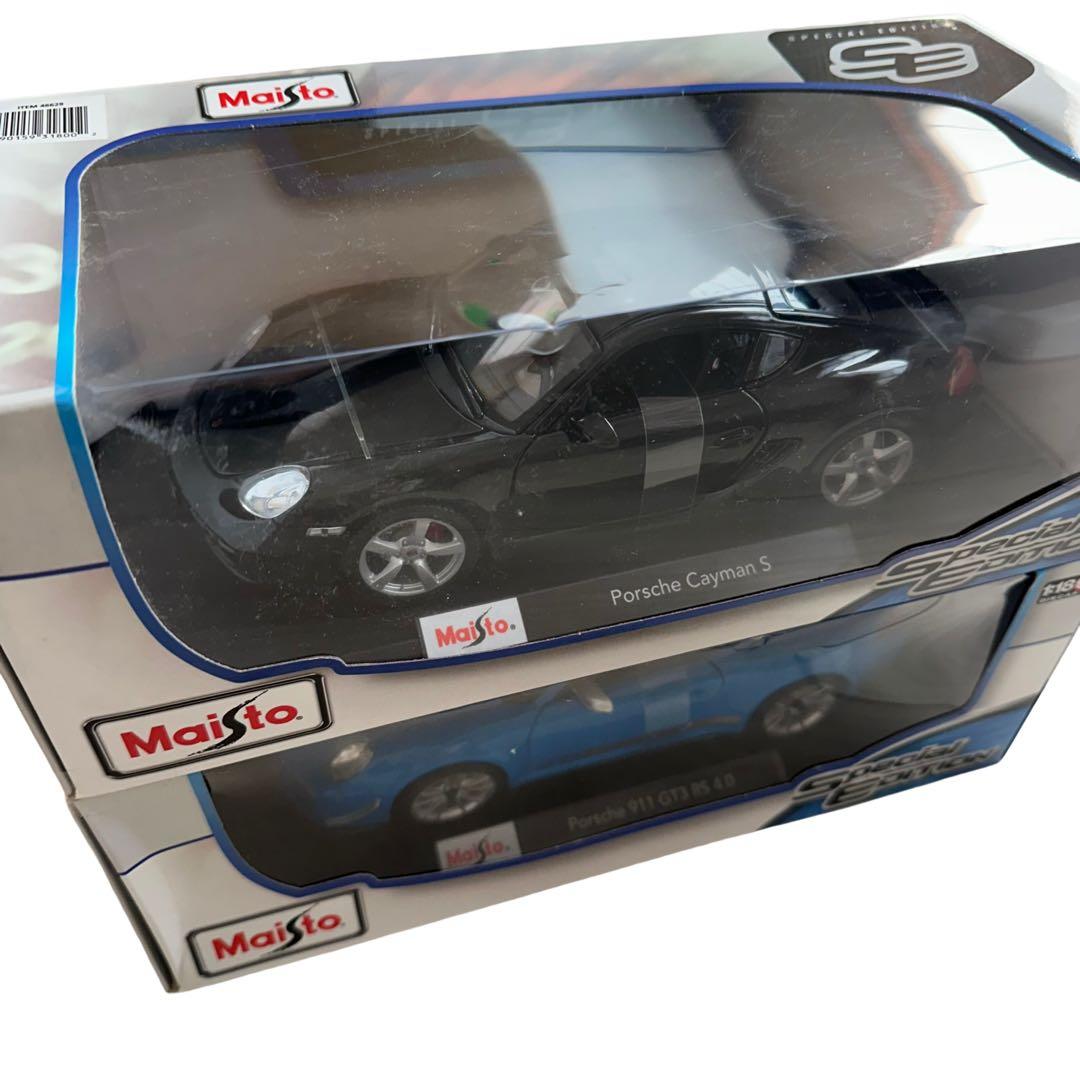 Maisto ポルシェ ケイマン S 特別版 2台セット