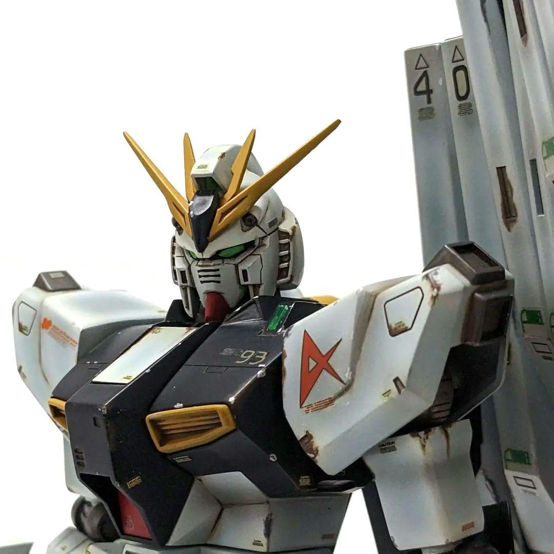 【ホビージャパン 波佐本英生 1999年製作 1/100νガンダム】完成品