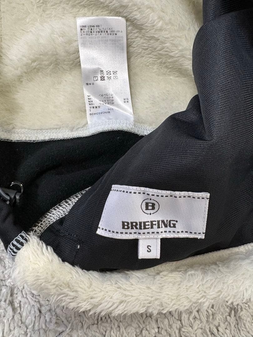 BRIEFING GOLF FLEECE HOODIE フリース パーカー　ボア