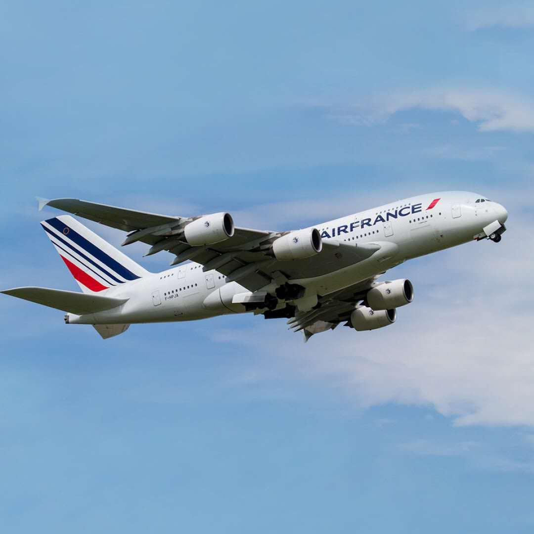 エールフランス A380 Aviationtag ロゴカット 赤と白