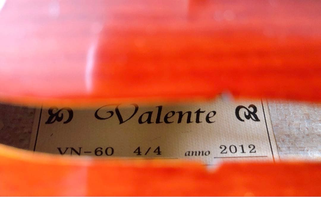 valente バイオリン　vn-60 4/4 anno 2012