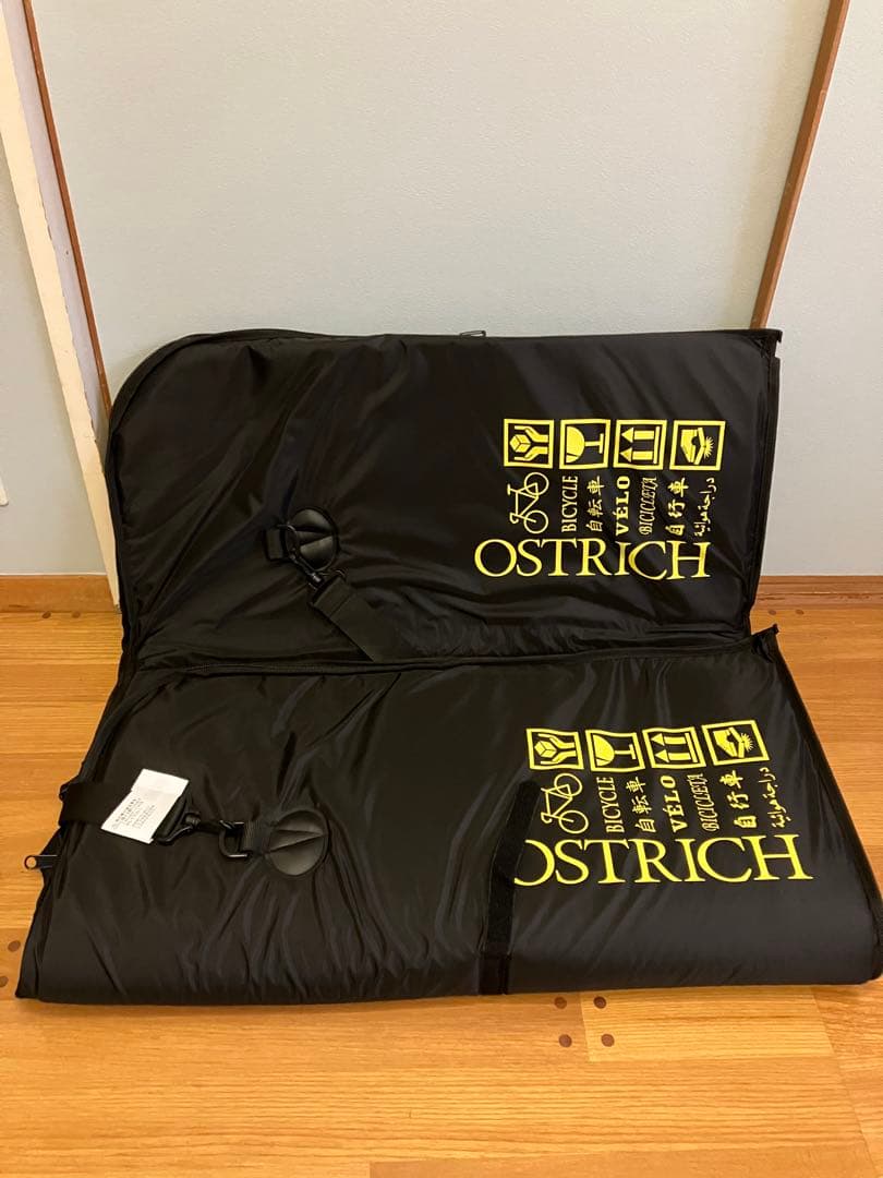 オーストリッチ製　トラベルバッグ 「OS-500 」ブラック