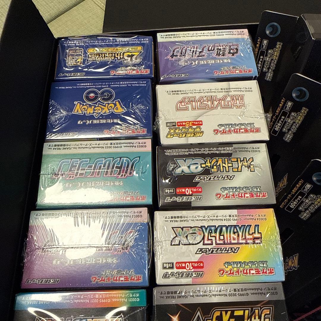 ポケモンカードゲーム 新品未開封BOX シュリンク付き　まとめ売り　絶版ほか