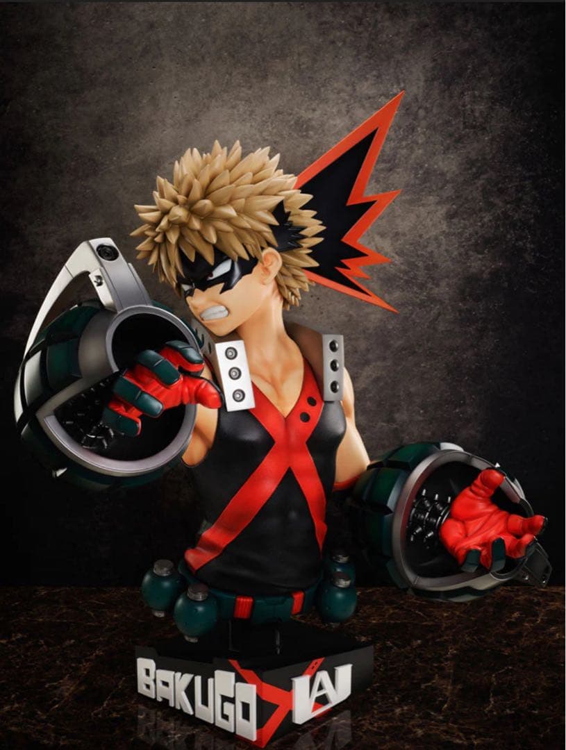 爆豪勝己 1/1スケール 胸像フィギュア　スタチュー　等身大　フリュー　ヒロアカ