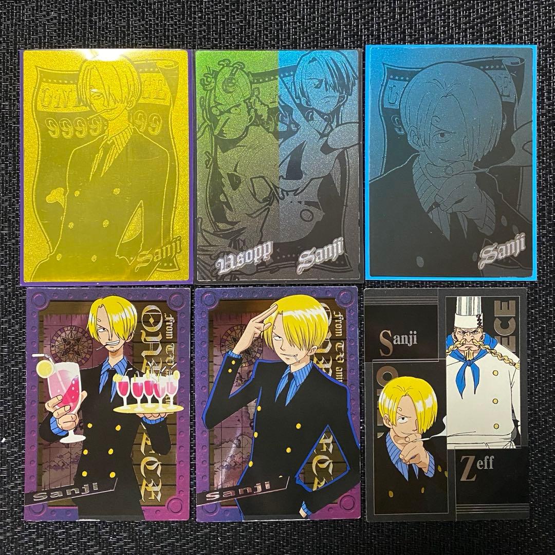 ONE PIECE エッチングカード カードダス マスターズ サンジ　ブロマイド