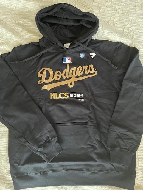 大谷翔平NLCS2024チャンピオン選手ロッカーROOMBLACKフディ使用M