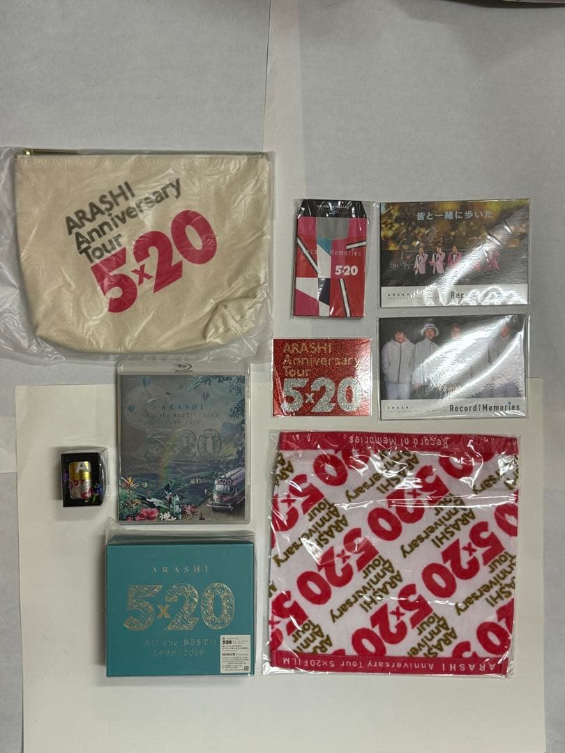 【新品未開封】嵐5 × 20 FILMグッズ12点セット+その他嵐グッズ