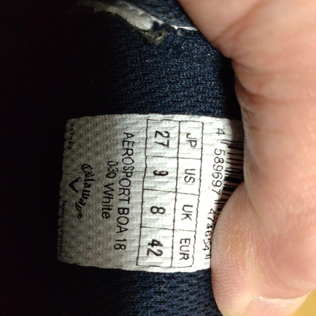 Callaway ゴルフシューズ BOAシステム ホワイト シューズケース付き
