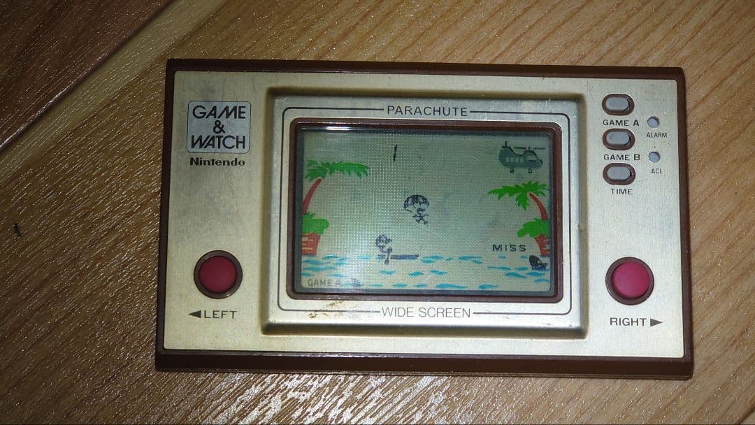 ゲームウォッチのパラシュートです。