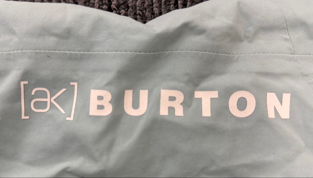 [ak] BURTON スノーボードジャケット M ライトグレー