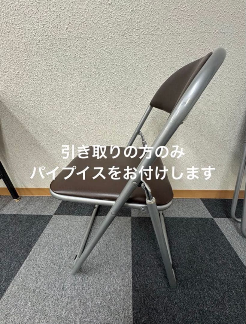 【DH様】会議テーブル折りたたみ 棚付き6台
