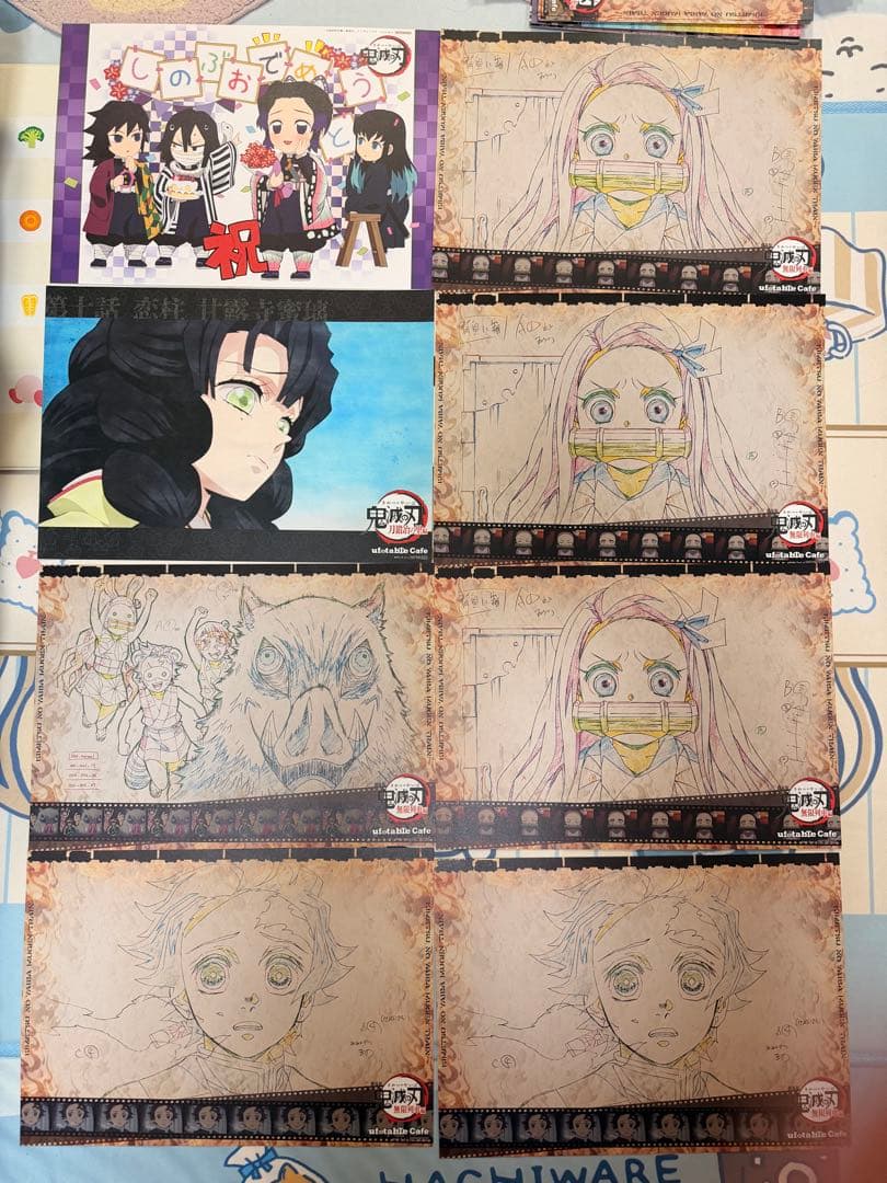 鬼滅の刃 ufotable カフェ ダイニン ランチョンマット 48枚