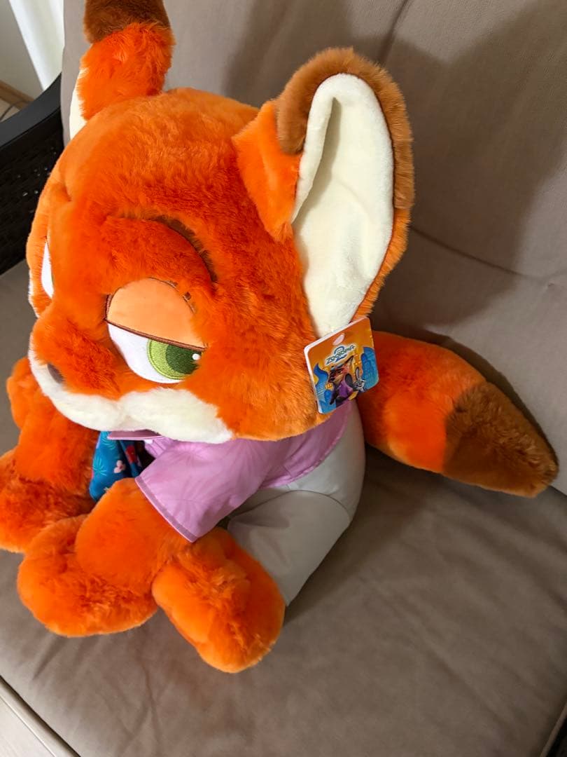 コストコ ディズニー ズートピア2 ニック・ワイルド ぬいぐるみ ブランケット