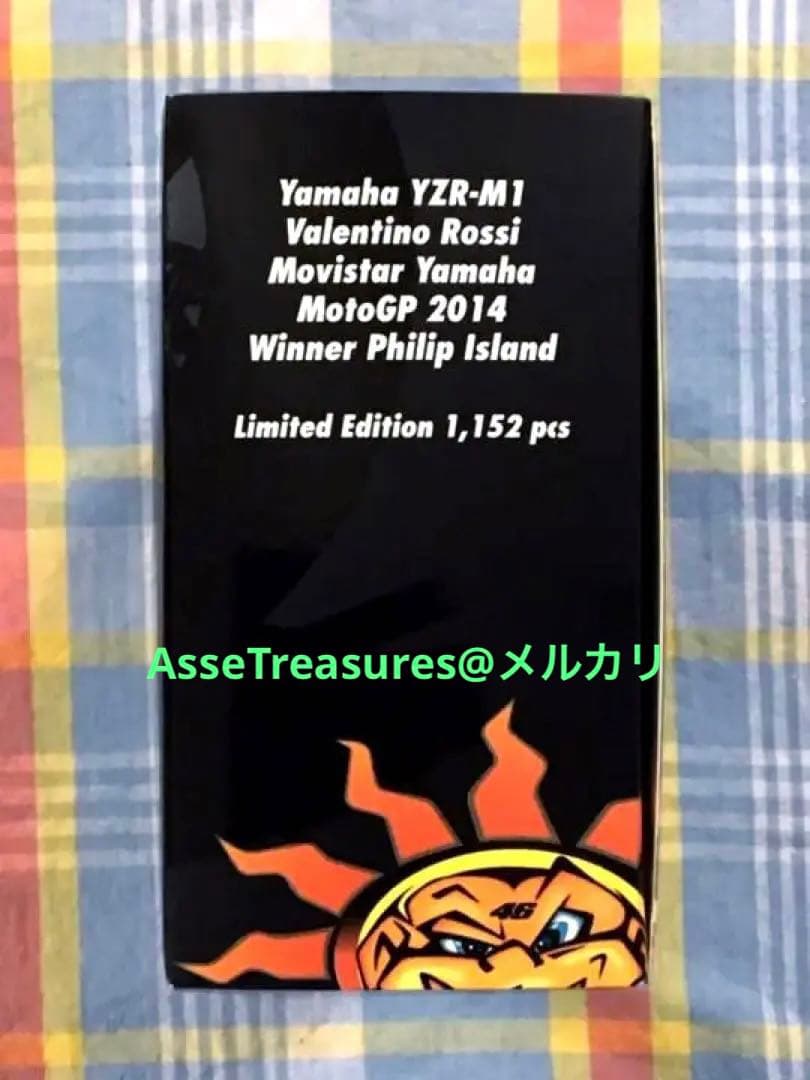 限定品 ミニチャンプス 1/12 モビスター ヤマハ YZR-M1 14 ロッシ