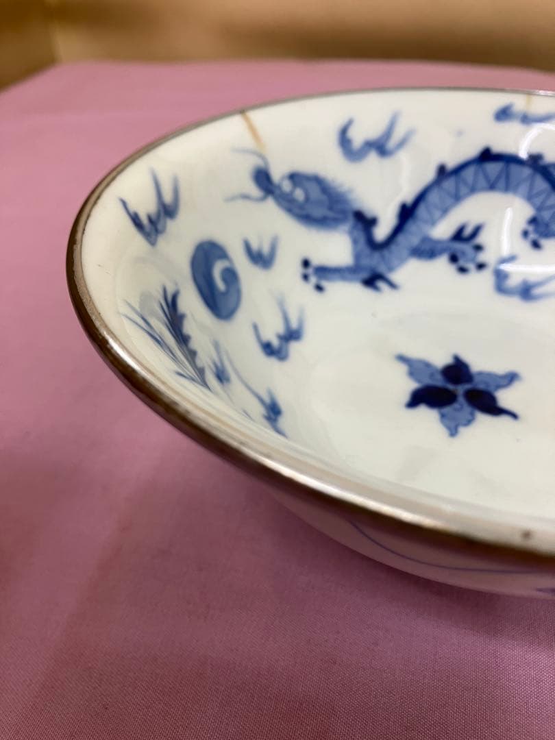 龍柄茶碗2点