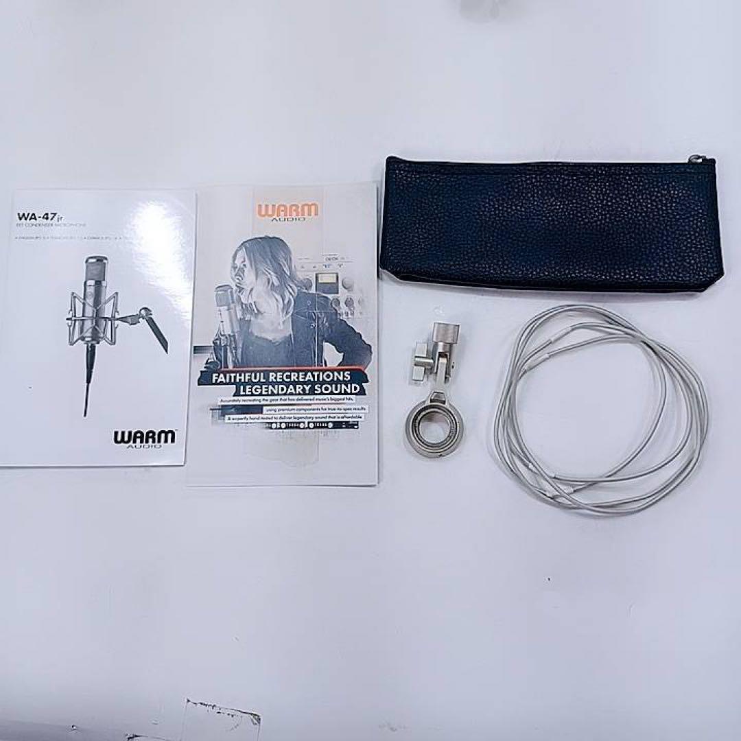 美品　WARM AUDIO WA-47jr コンデンサーマイク シルバー