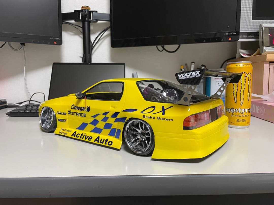 1/10 トップライン RC RX-7（FC）ボディのみ