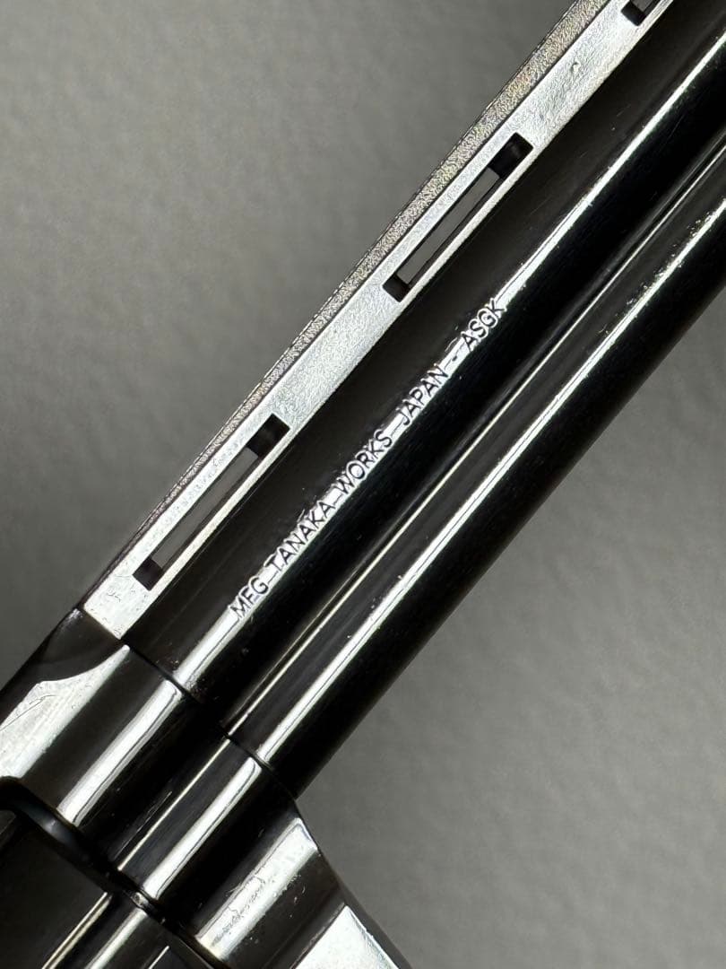 タナカ コルト パイソン 6インチ ニッケルフィニッシュ シルバー ガスガン