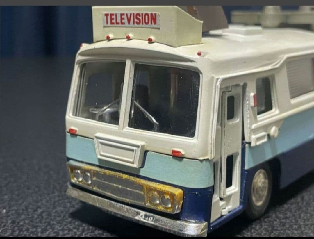 激レア 希少 ダイヤペット テレビ中継車 三菱 ふそう バス 現状品