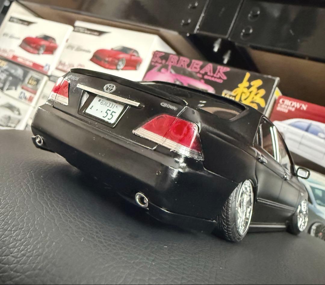 アオシマ GRS182 クラウン アスリート 深リム仕様