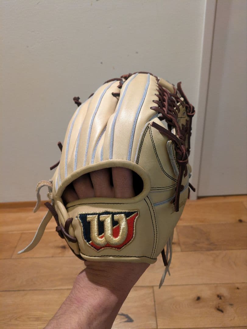 ウィルソン軟式グローブ　外野手用　ベーシックラボ　デュアル　コユニ　D8型