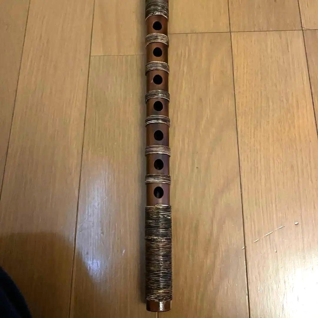 篠笛　燻竹　古典3本調子　7穴
