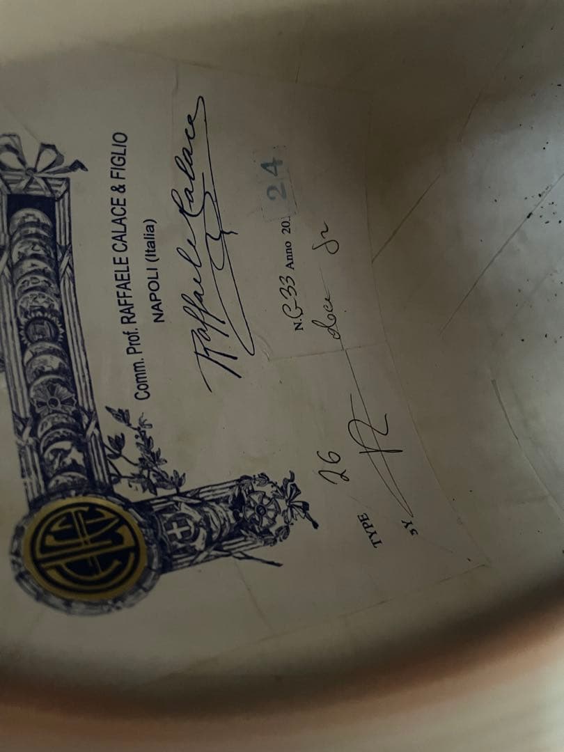 Calace（カラーチェ）マンドリン No.26 正規品保証書付き・2024年製