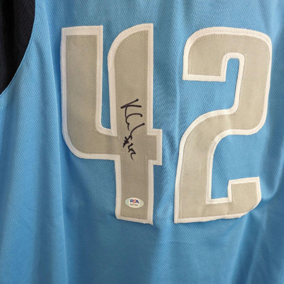 PSA 鑑定品 マキシ・クレバー サインユニフォーム Mavs Lakers