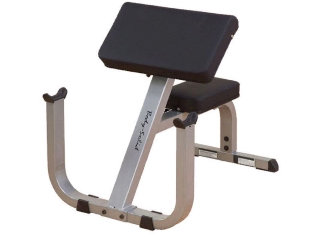 【直接引取限定】BodySolidのジムユースのプリチャーベンチ