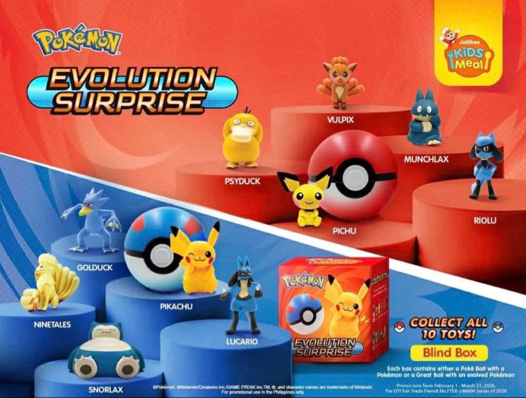 【POKEMON】ポケモンジョリビーコラボ 5セットまとめ売り Jollibee