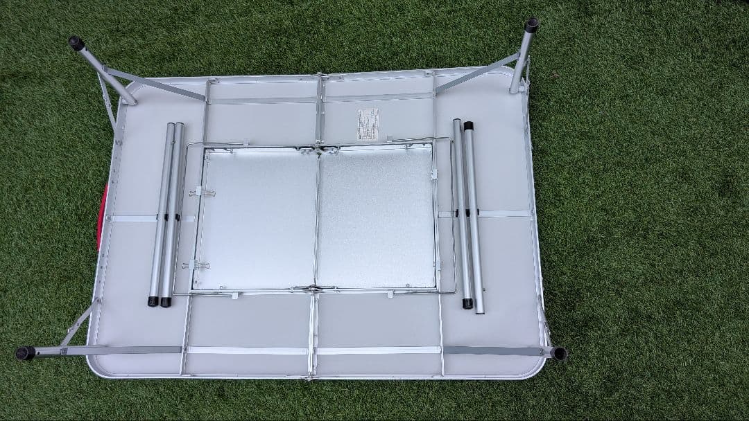 廃番　コールマン テーブル ナチュラルモザイクBBQ 110プラス