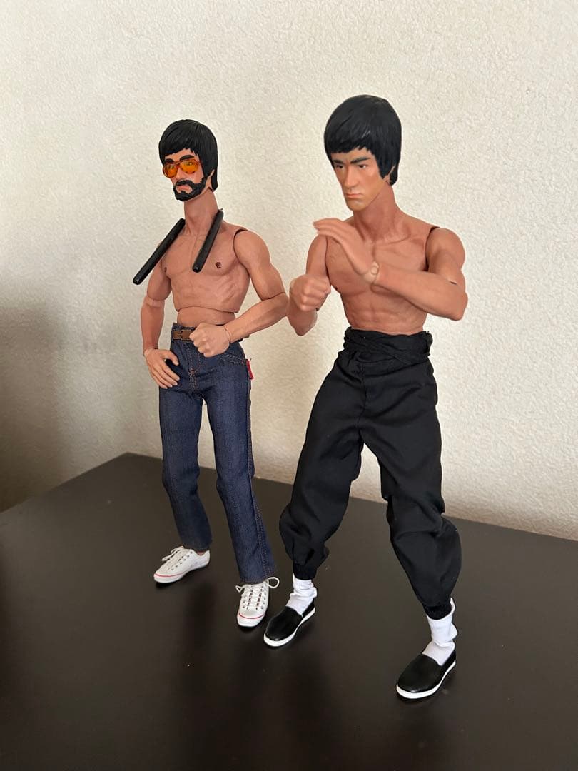 ブルース・リー アクションフィギュア 2体セット　カスタム品　一点物