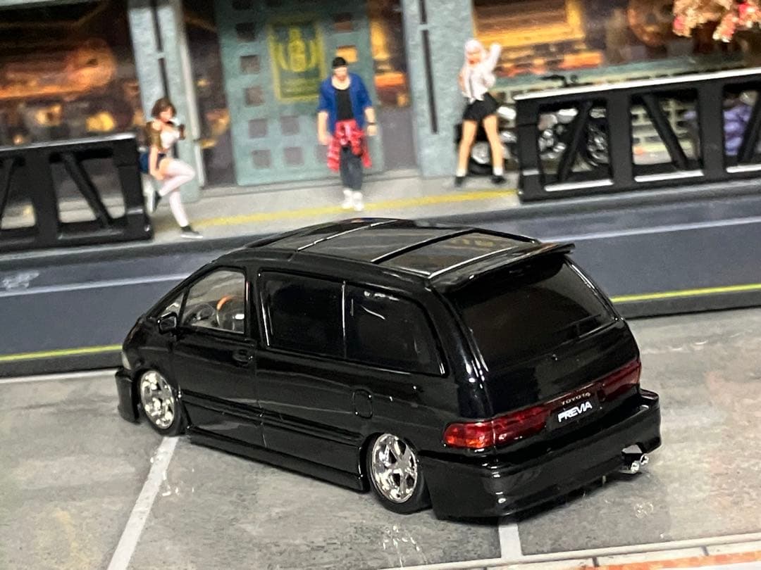 トヨタ　エステマ　ファブレス　フルエアロ　1/64 改造