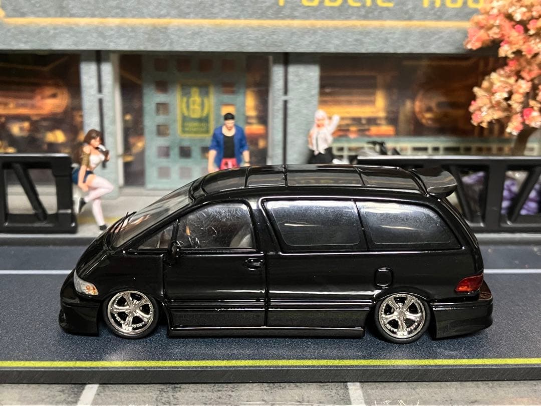 トヨタ　エステマ　ファブレス　フルエアロ　1/64 改造
