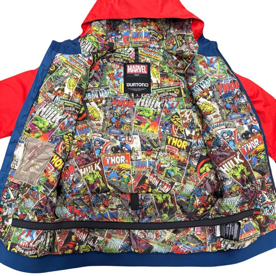 【即日発送 極美品】バートン マーベル キッズ スノーボードウェアジャケット