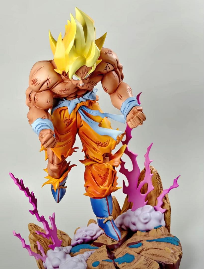 ドラゴンボールガレージキット　超サイヤ人 孫悟空　レジン スタチュー フィギュア