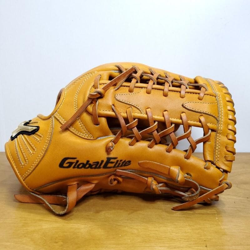 ミズノ グローバルエリート QMライン 限定モデル 良品 外野用 軟式グローブ