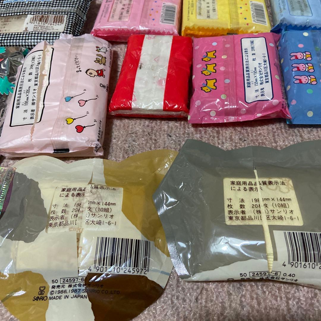 サンリオ♡レトロ　ポケットティッシュ　２4点セット