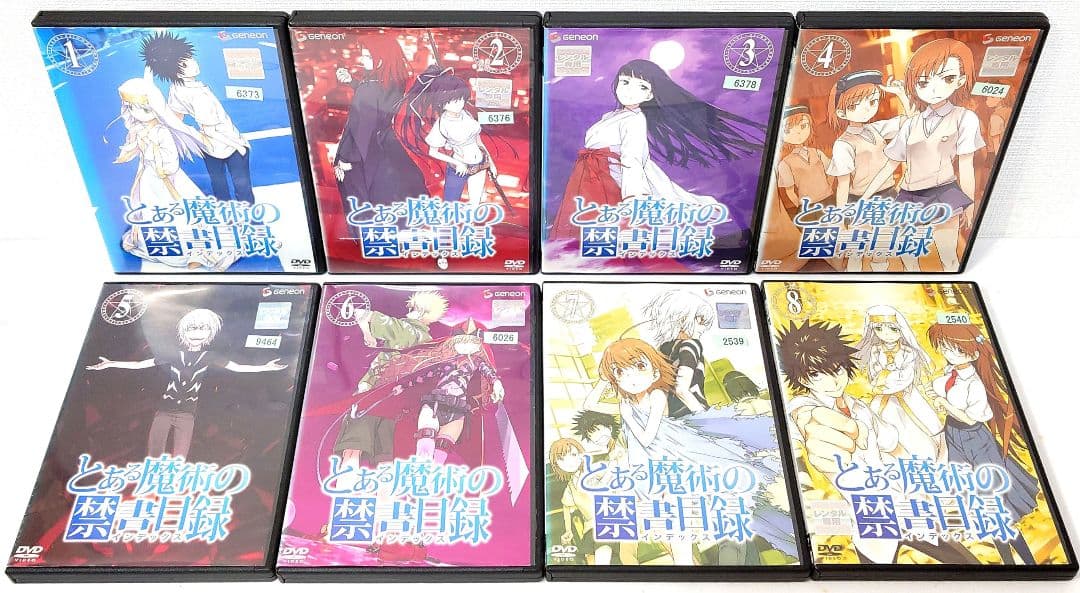 とある魔術の禁書目録【1期+2期+3期+劇場版】DVD 全30巻 セット