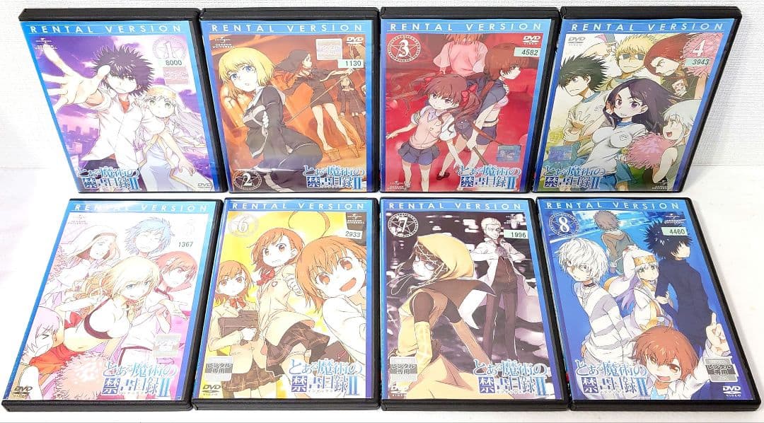 とある魔術の禁書目録【1期+2期+3期+劇場版】DVD 全30巻 セット