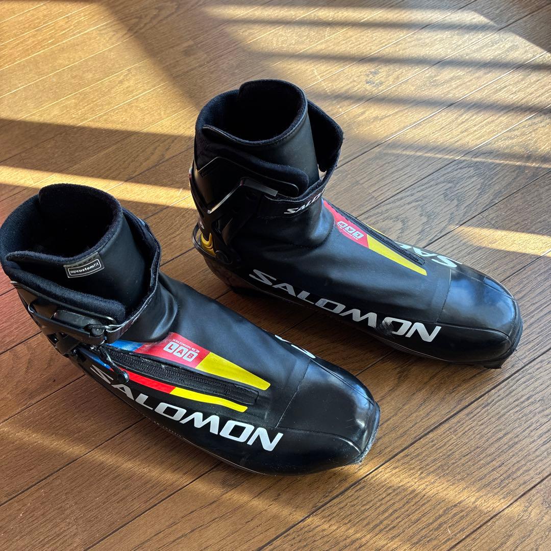 SALOMON スキー用ブーツ ブラック/イエロー