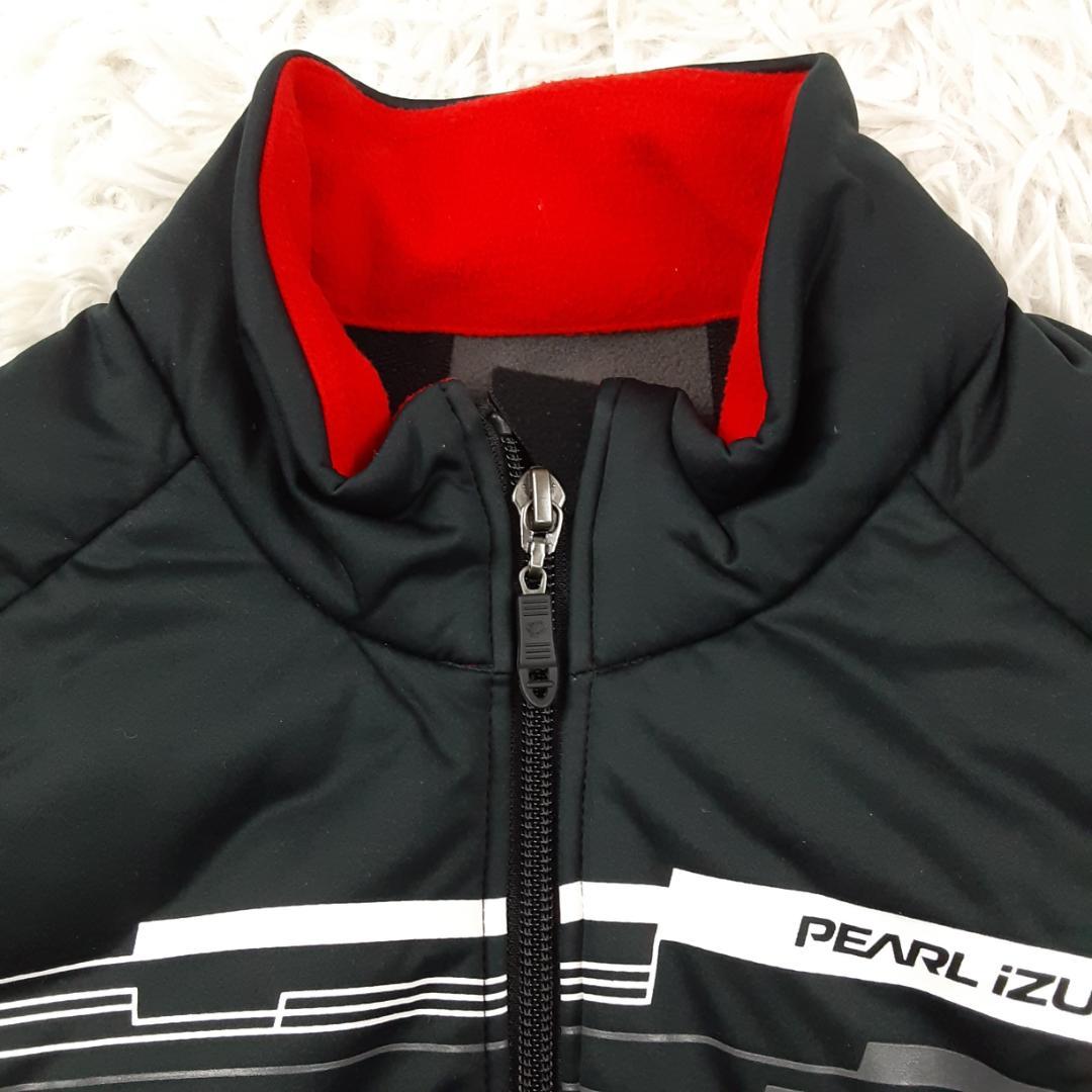 美品◎PEARL IZUMI パールイズミ サイクリングウェアセットアップ 黒赤