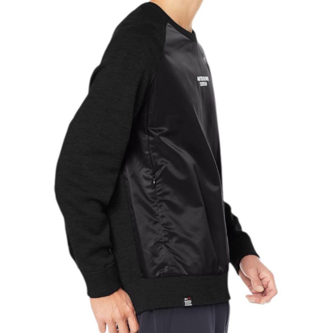 極美品★マスターバニーエディション クルーネック ナイロンニット 5(L) 黒