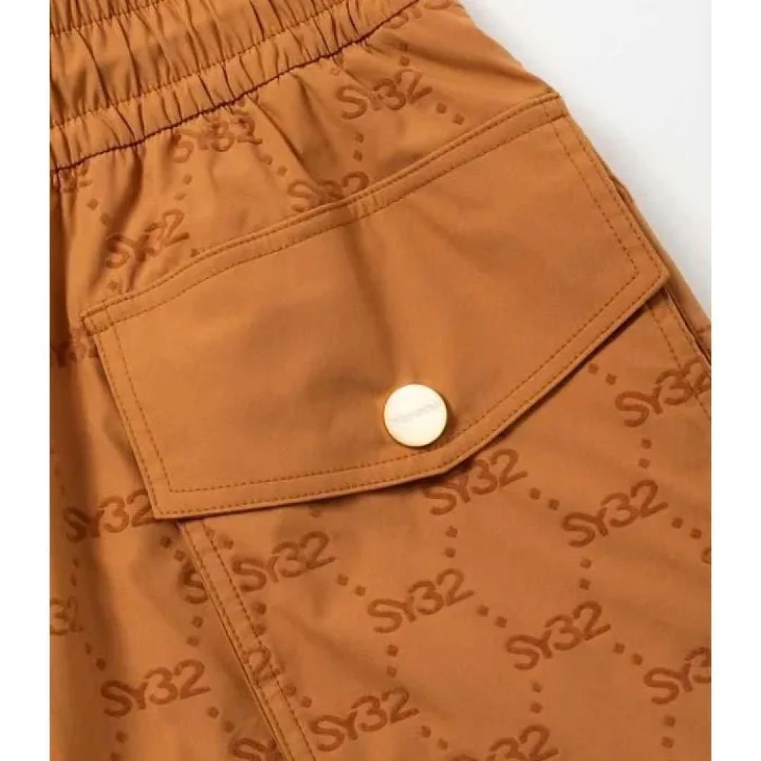 SY32 SYG FLOCKY STRETCH SKIRT ゴルフ　ブラック　M