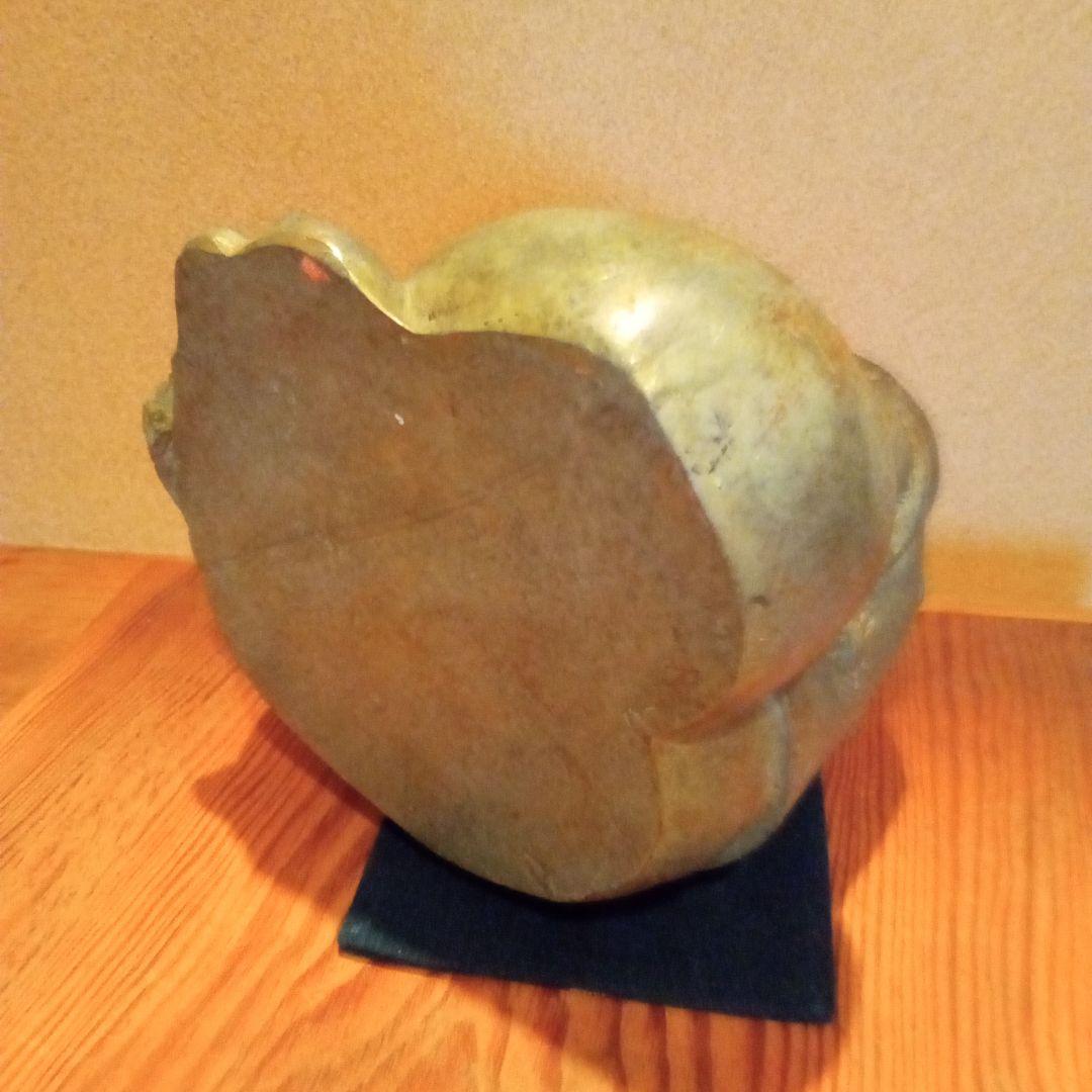 【時代物 珍品】布袋像 ブロンズ・銅？製(2.7㌔)