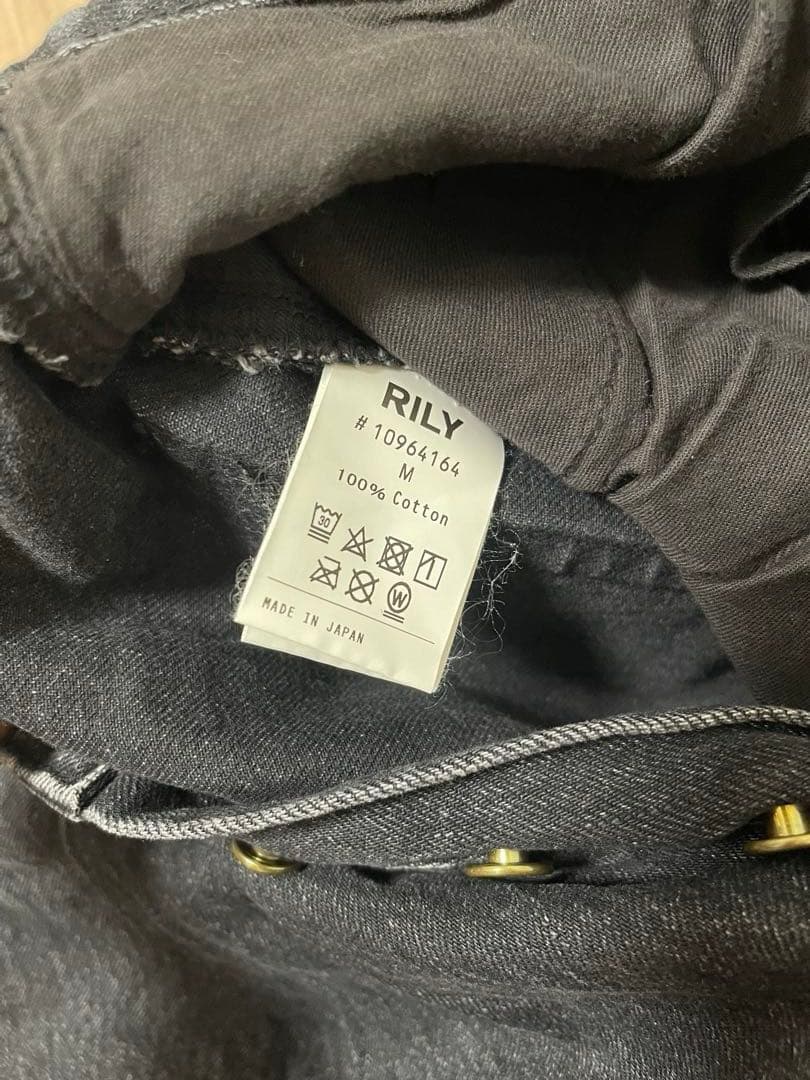 激レア 今市隆二プロデュース RILY 初期 ワイドデニム ブラック