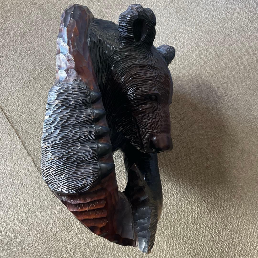 木彫り　熊　ビッグサイズ